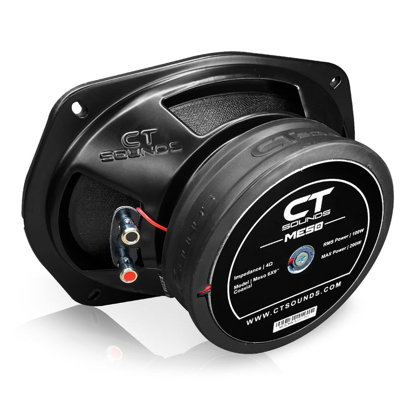 MESO-6X9-COX // 200 Watts RMS 6x9" Coaxial Car Speakers, Pair CT Sounds