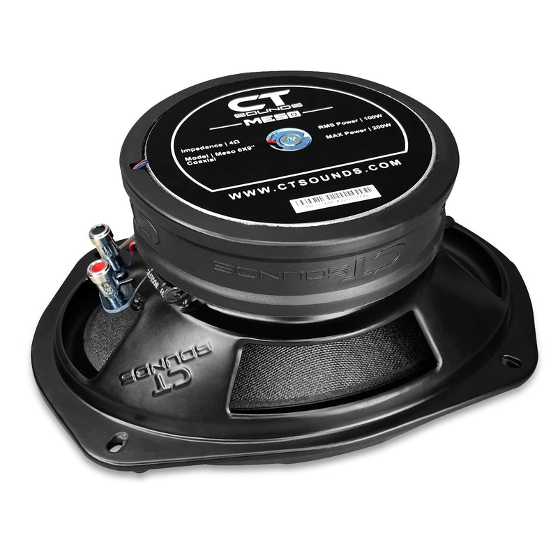 MESO-6X9-COX // 200 Watts RMS 6x9" Coaxial Car Speakers, Pair CT Sounds