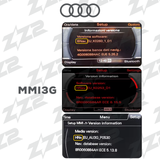 8.9" DIZZPLAY for AUDI A5/S5 (8T/8F) 2008-2016 equipped with the 3G MMI - LHD ZZ2