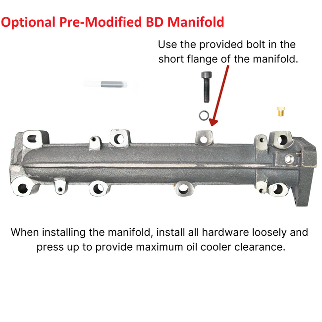 2001-2019 Duramax 6.6L DmaxStore Performance Engine Oil Cooler Assembly (DMAX-PERF-2980)