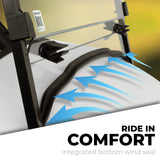 MODZ Windshield for Yamaha Golf Carts - Fits G14, G19, G29, Drive, Drive2