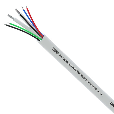 Marine Tinned OFC 18-GA Rgb Wires with 12-GA Speaker Wires 100 Feet