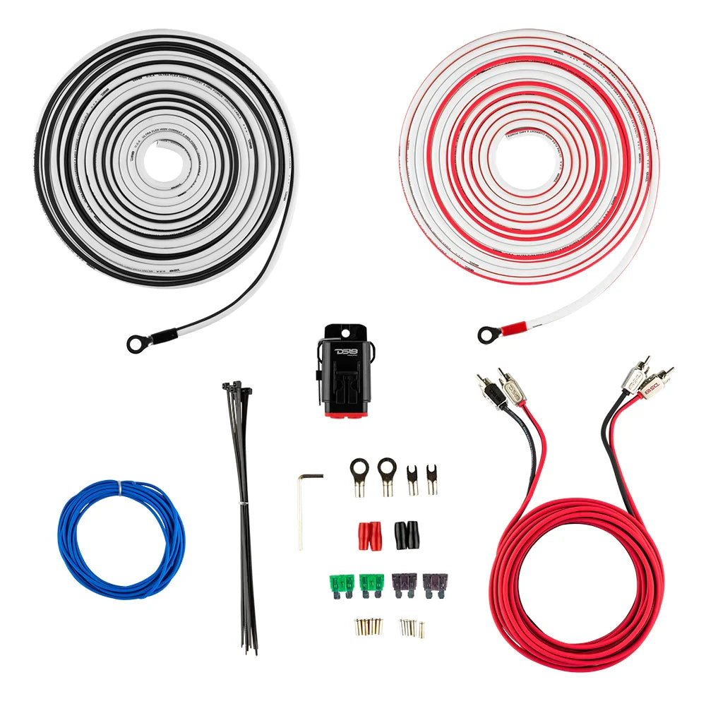 DS18 Marine Tinned OFC 8G Amplifier Installation Kit DS18