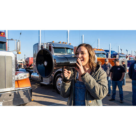 100 Watt Megaphone with Sirens & Bluetooth Audio HornBlasters