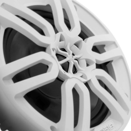 DS18 Golf Cart Package - 2 x 4” Marine Speakers + 1x 2 CH Amplifier + 1 x AMPKIT8 + 1 x ENSBTRC-SQ, BLACK or WHITE.