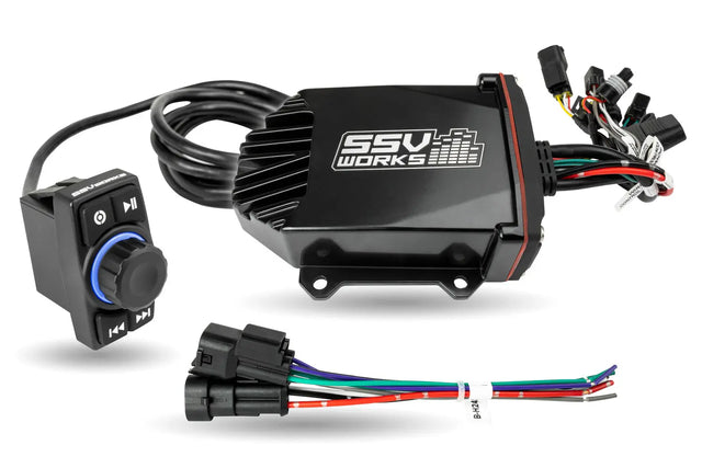 Universal Bluetooth Rocker-Switch Audio-System with 200-Watt Amplifier SSV Works