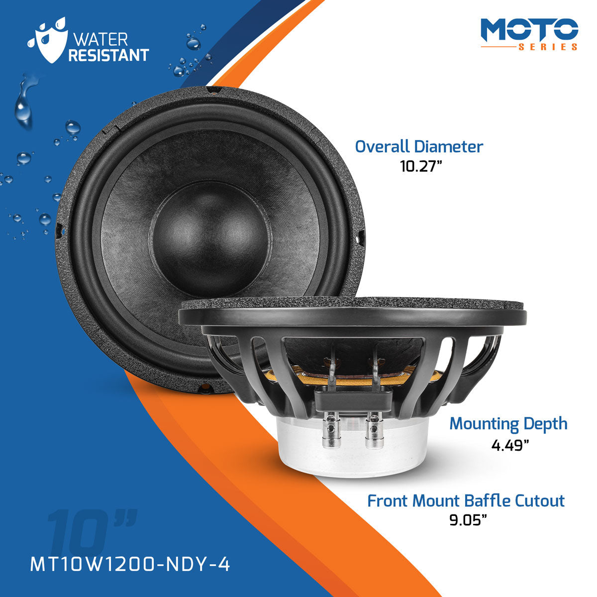 PRV MT10W1200-NDY-4 Woofer PRV Audio