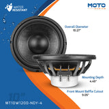 PRV MT10W1200-NDY-4 Woofer PRV Audio