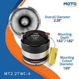 PRV MT2.2TWC-4 Tweeter PRV Audio