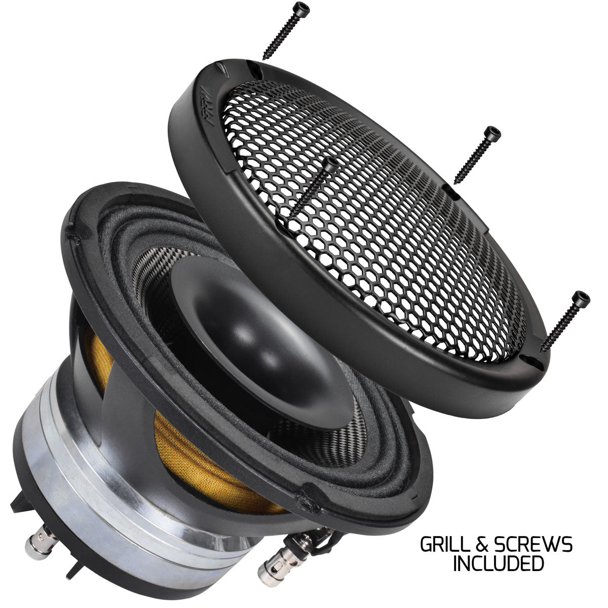 PRV Audio MT6CX580CF-NDY-4 6.5in Carbon Fiber Coaxial Speaker 4 Ohm