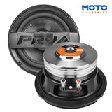 PRV Audio MT6MR600CF-NDY-2 6.5-inch Carbon Fiber Motorcycle Midrange Speaker