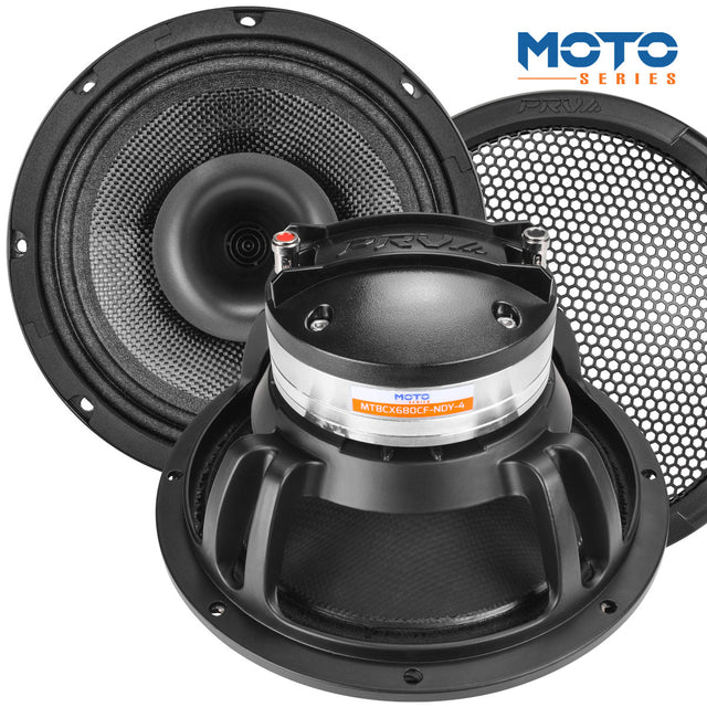 PRV Audio MT8CX680CF-NDY-4 8 inch Coaxial Neodymium Carbon Fiber Speaker