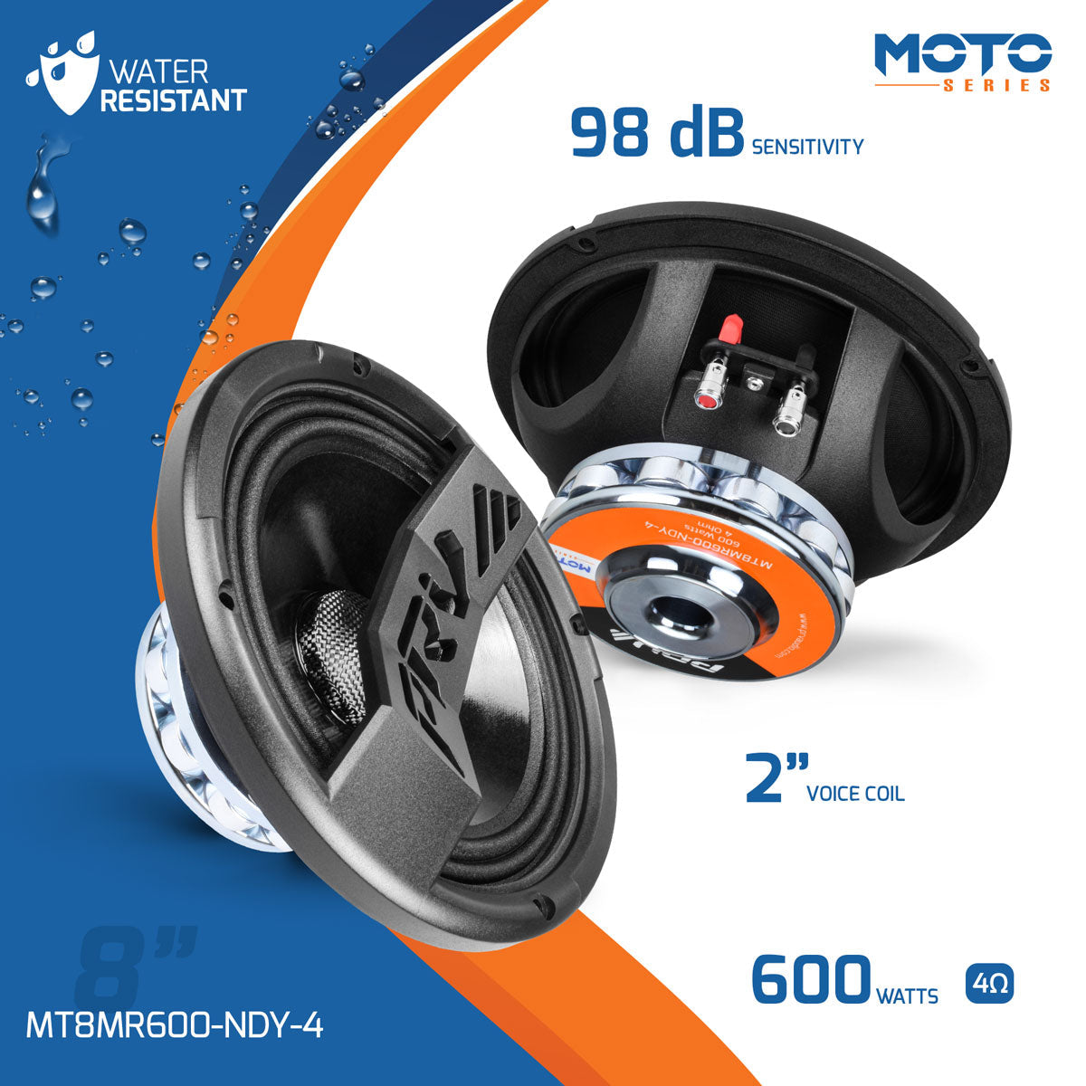 PRV MT8MR600-NDY-4 Midrange PRV Audio