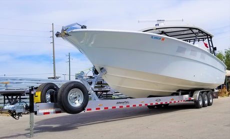 2500 lb Boat Winch w/ 20' Strap - Made by Dutton Lainson