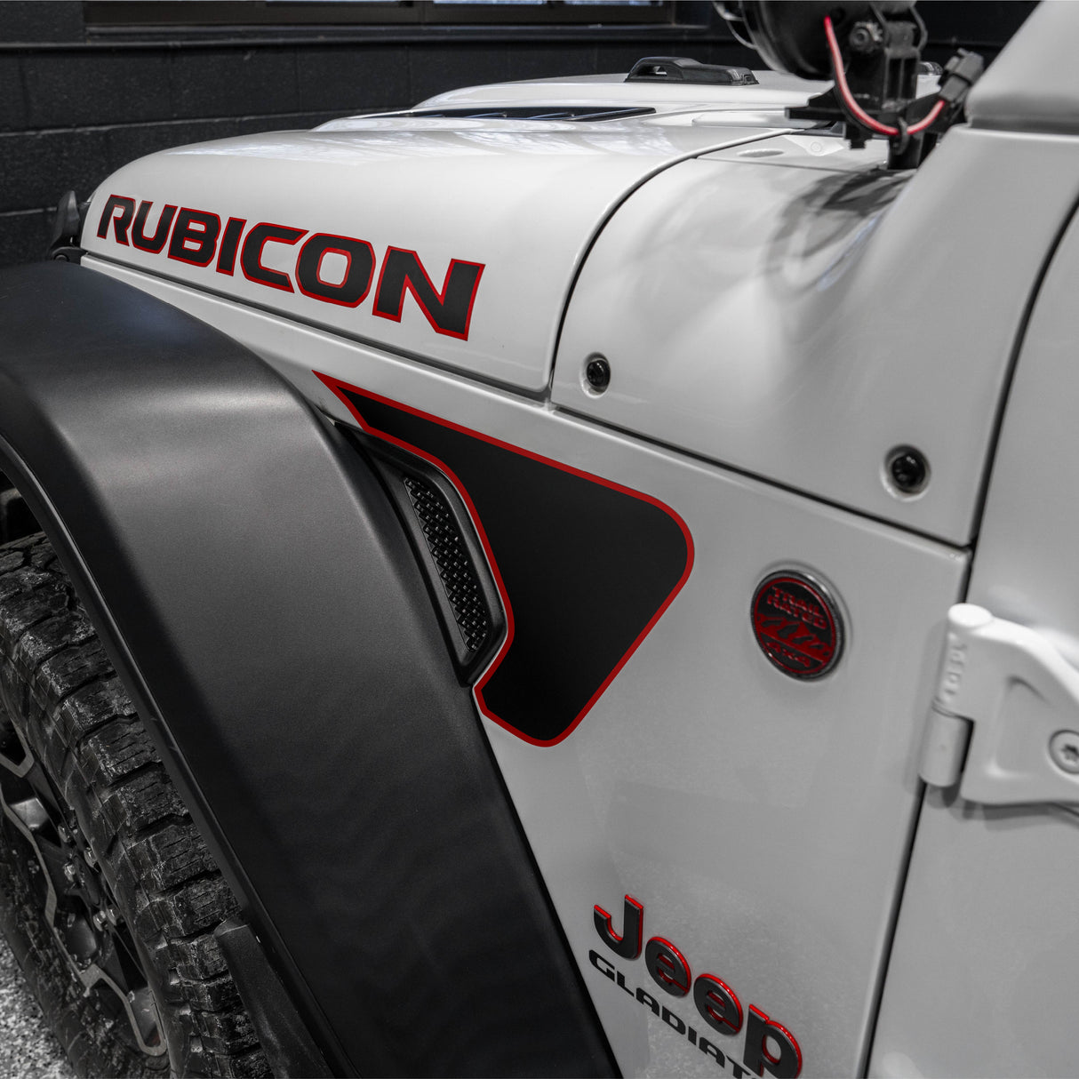 Vinyl Fox Vent Inlay Vinyl Kit | '20- Current Jeep JT Gladiator