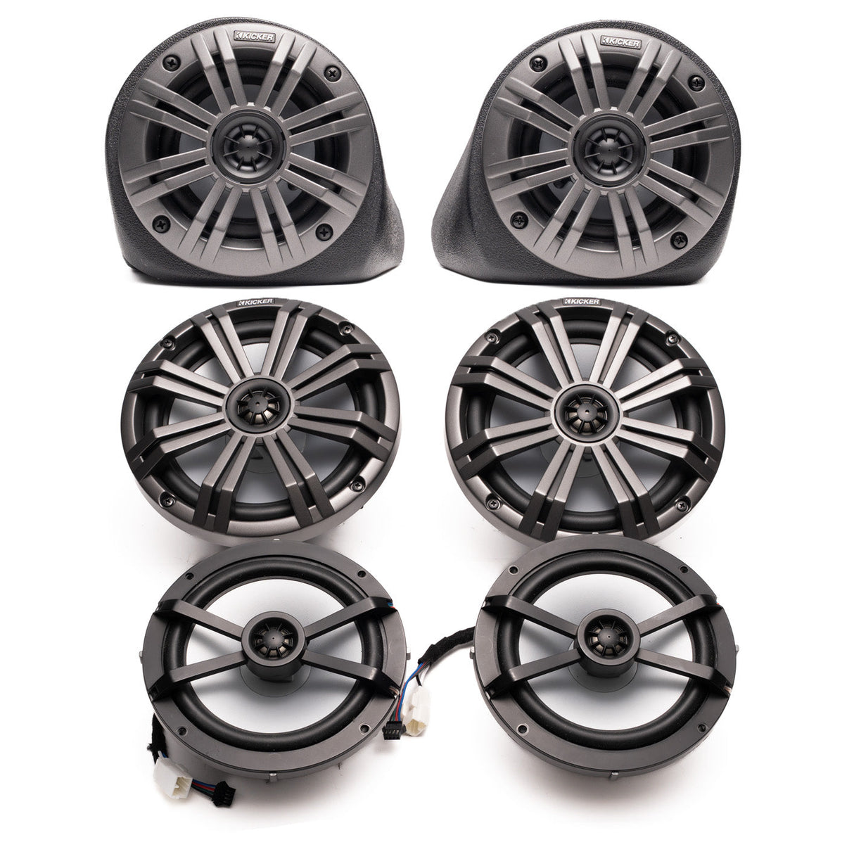 Kicker Plug & Play Marine Speaker Bundle | '07- '18 Jeep JK Wrangler