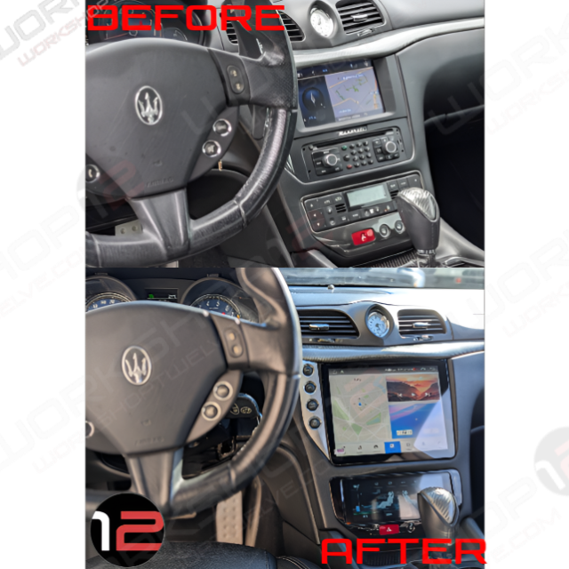 Maserati GranTurismo 2007-2017 Workshop 12 Screen + Digital Climate Control (Bundle) Workshop 12