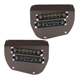 Dual Wide 8" LED Headlights for 2014+ Honda Rancher, Foreman, Rubicon