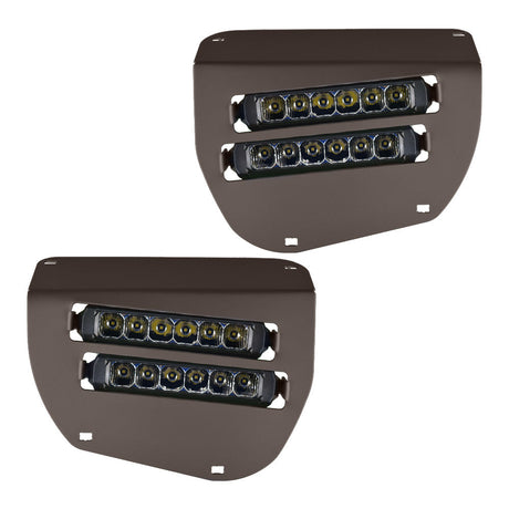 Dual Wide 8" LED Headlights for 2014+ Honda Rancher, Foreman, Rubicon