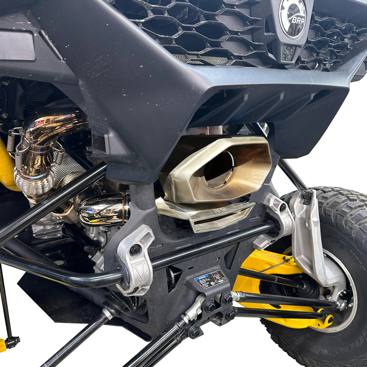 RPM Can-Am Maverick R 3" E-Valve Mid Pipe / Electronic Dump Valve