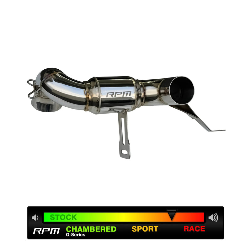 RPM Can-Am Maverick R 3" Slip On Muffler Delete / Race Pipe