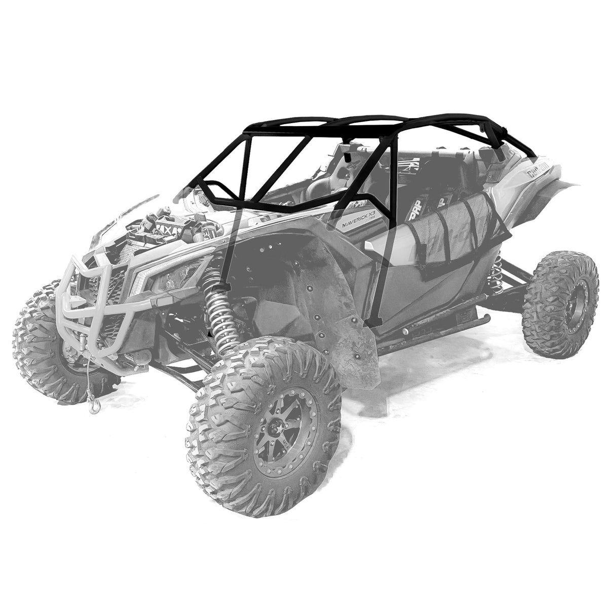 Can-Am Maverick X3 Race Roll Cage w/ Integrated Rear Bumper (2-seat)