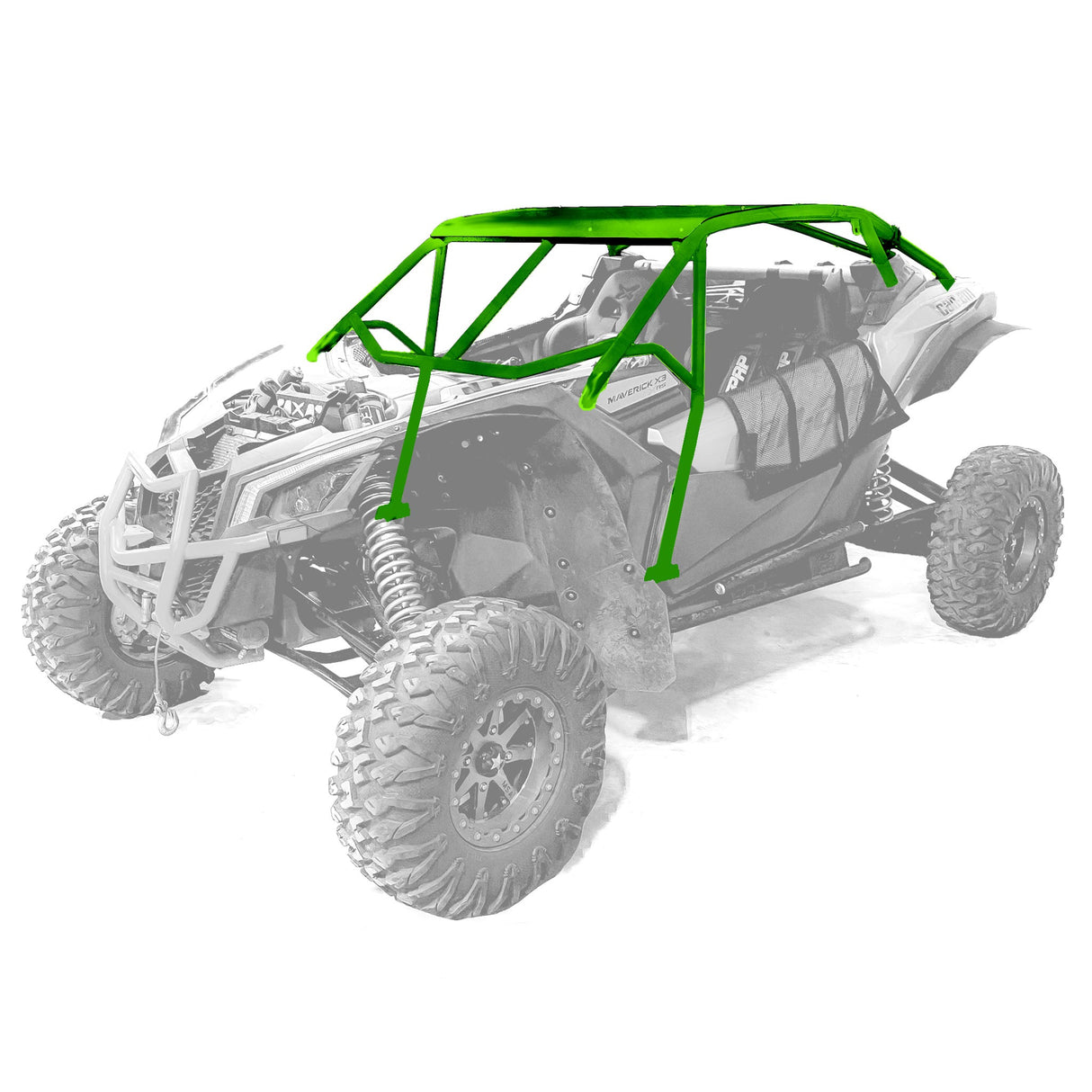 Can-Am Maverick X3 Race Roll Cage w/ Integrated Rear Bumper (2-seat)