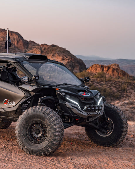 2024 to Current Maverick R Volt Front Winch Bumper www.elektricoffroad.com