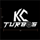 KC Turbos Original Logo - Vinyl Decal