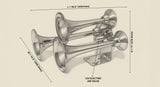 Mini Outlaw Train Horn HornBlasters