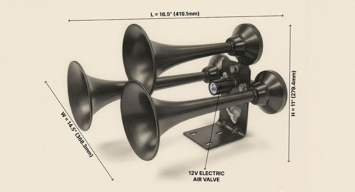 Mini Outlaw Train Horn HornBlasters