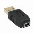 Mini USB Female to USB Male adapter TekShack