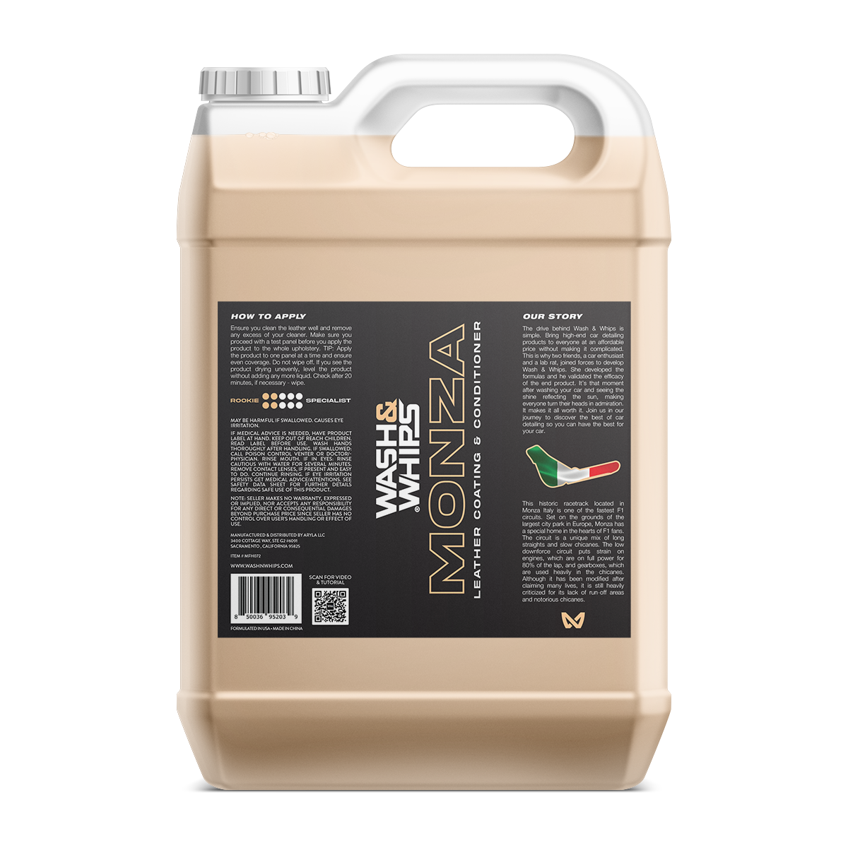 WASH&WHIPS Monza Leather Coating & Conditioner WASH & WHIPS