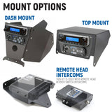Polaris RZR XP 1000 – Complete Communication Kit with Bluetooth Intercom and 2-Way Radio