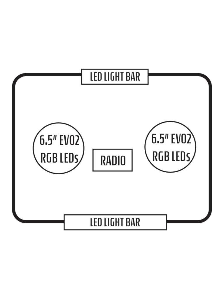 2009+ Kawasaki Mule 4010 Trans4x4 Stereo Tops (4-Door)