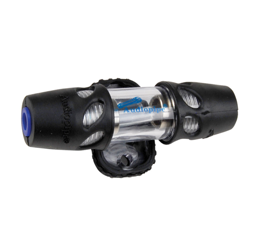 N10 BLU In-Line AGU Fuse Holder w/ Blue LED Audiopipe