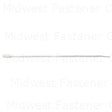 14" Cable Ties with Mount Head - 50lb Natural Nylon (25-Pack) Midwest Fastener/Noble