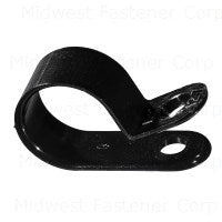 1/2" Clamp-Light Duty Black 10 pack Midwest Fastener/Noble