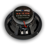 Nemesis Audio NA-6.5M 6.5" 80W RMS 2-Way Coaxial Speakers 4-Ohm (Pair) Nemesis Audio