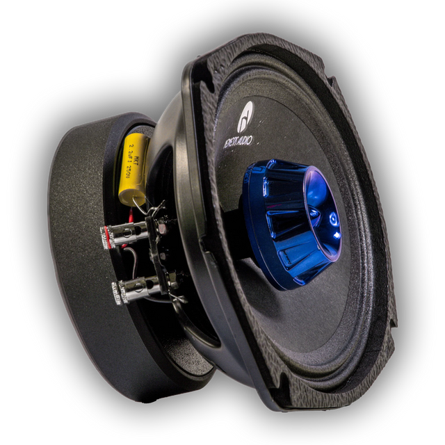 Nemesis Audio NA-PRO69 6x9" 300W RMS Midrange Speakers with Built-in Bullet Tweeter 4-Ohm (Pair) Nemesis Audio