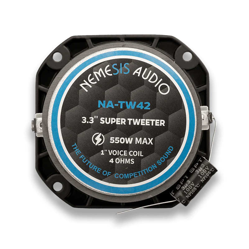 Nemesis Audio NA-TW42 3.3″ 275W RMS High-Efficiency Pro Audio Bullet Tweeter (Pair) Nemesis Audio