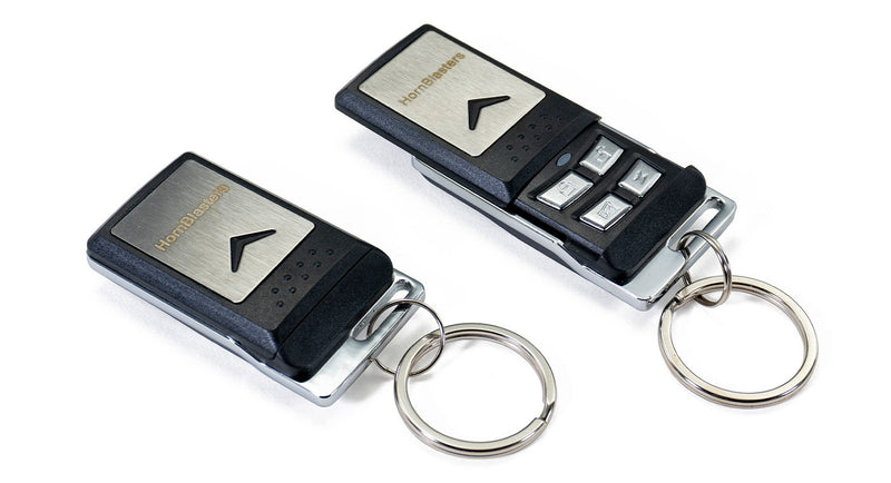HornBlasters 4 Channel Car Alarm with Flip Remote
