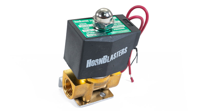 HornBlasters Brass 3/8" Electric Air Valve