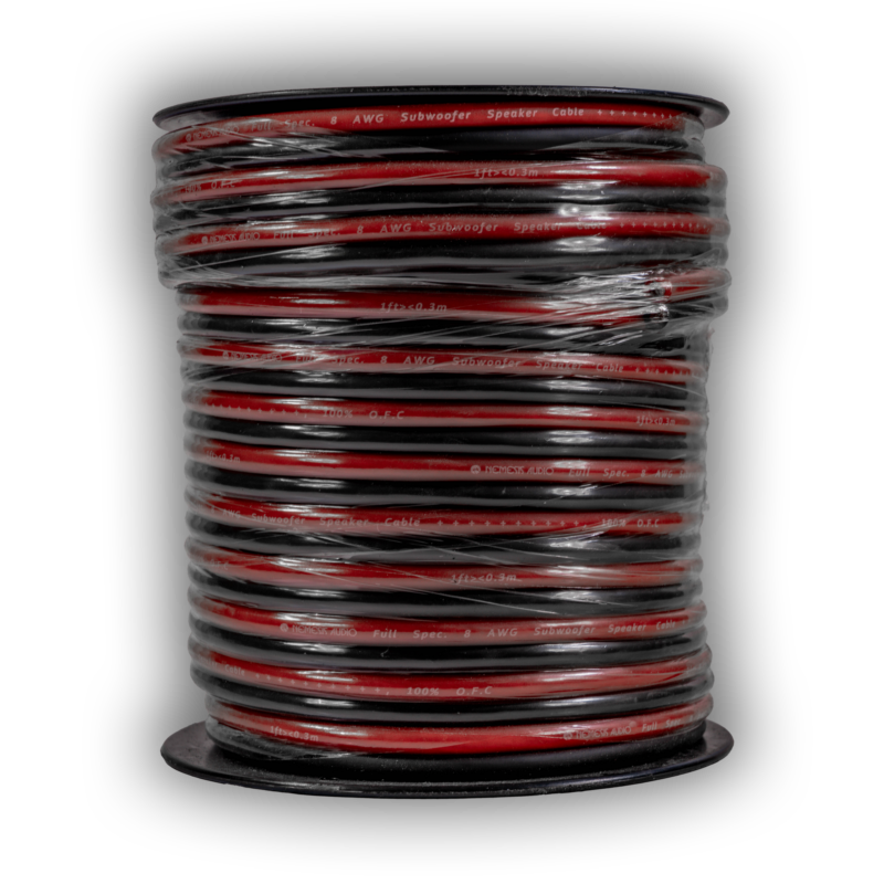 Nemesis Audio NM-8G/SW/100 8 Gauge Copper Speaker Wire - 100 Ft Nemesis Audio