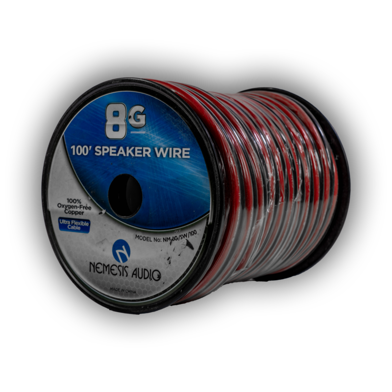 Nemesis Audio NM-8G/SW/100 8 Gauge Copper Speaker Wire - 100 Ft Nemesis Audio