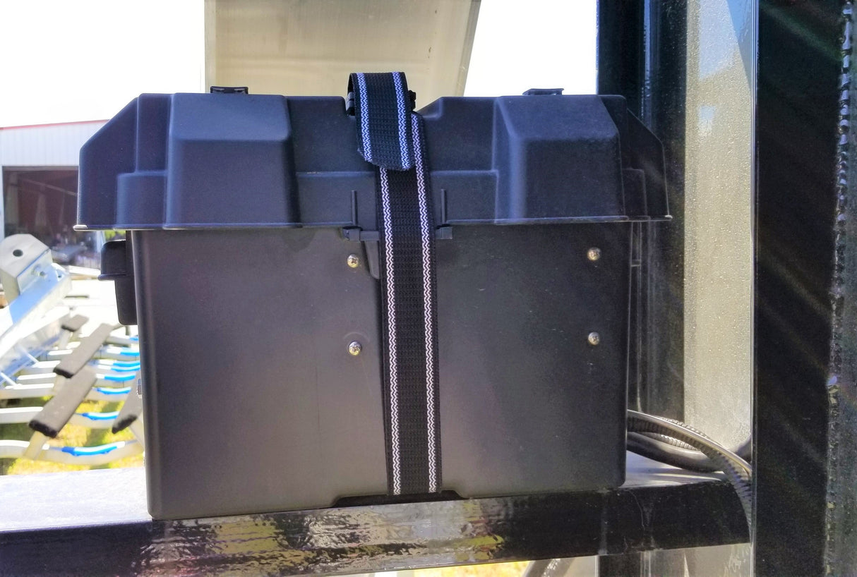 Electric Over Hydraulic Battery Box, UV Resistant Black w/ Strap - NOCO