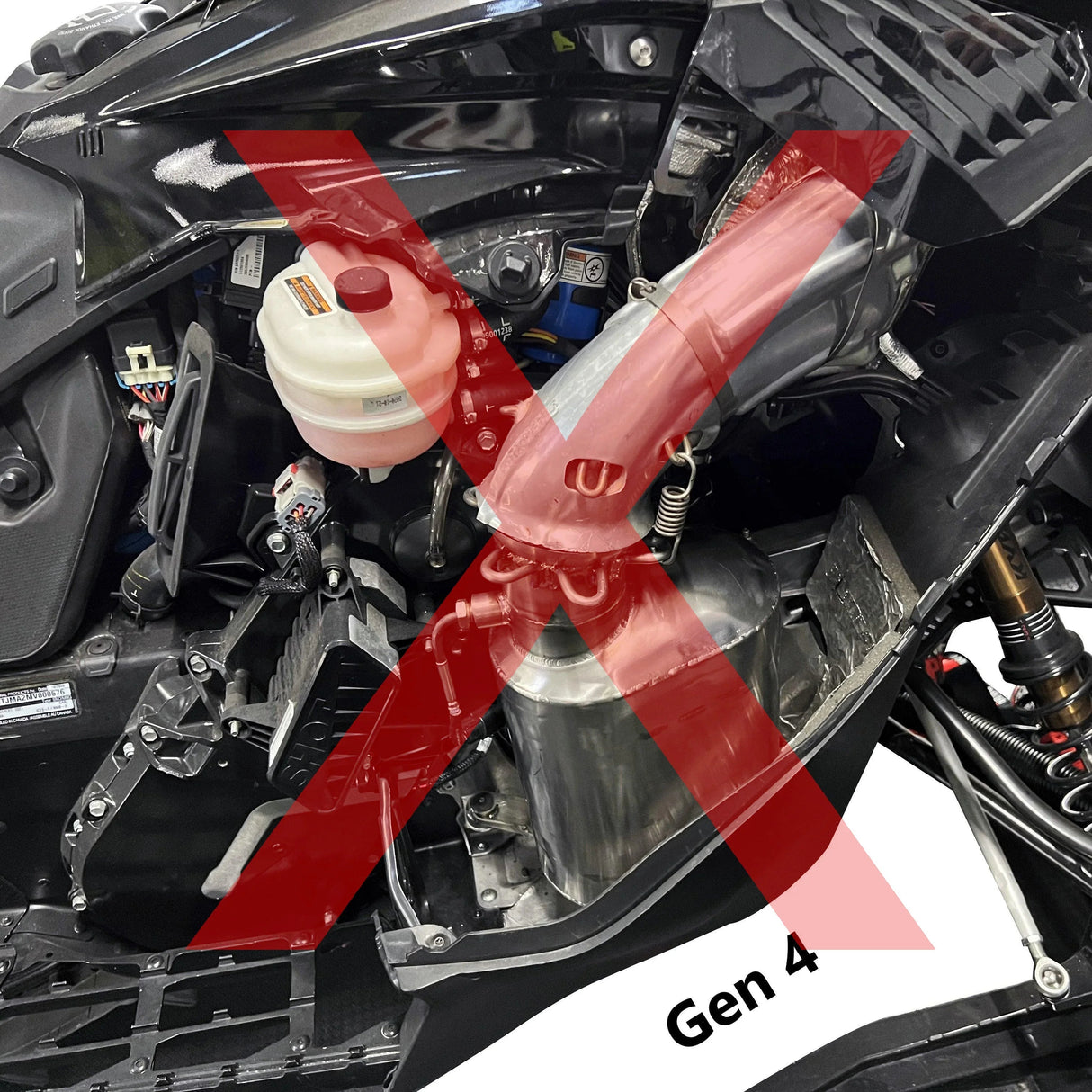 RPM Gen 5 2023-2026 Ski-Doo / Lynx 850 Turbo Q-Muf Chambered Titanium Muffler