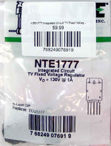 NTE1777 Integrated Circuit TV Fixed Voltage Regulator vo=130v @ 1A NTE