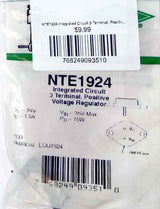 NTE1924 Integrated Circuit 3 Terminal, Positive Voltage Regulator NTE