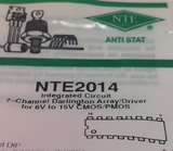 NTE2014 7-Channel Darlington Array Driver IC - High Current 16-Pin NTE